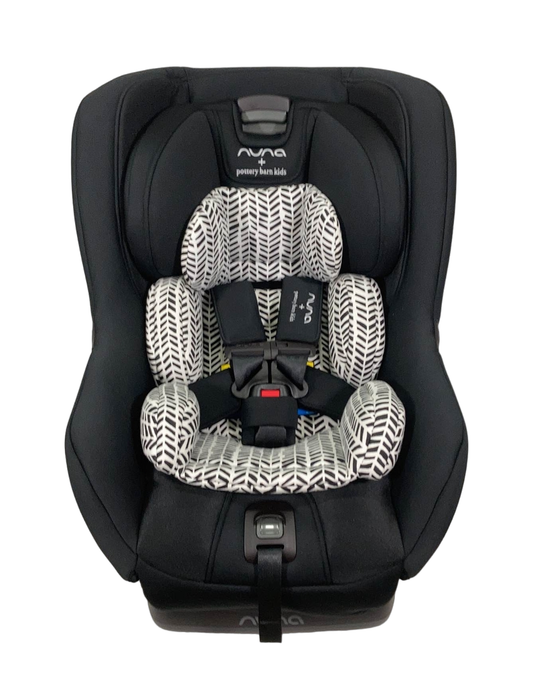 secondhand Nuna RAVA Convertible Car Seat, Pottery Barn Kids-Broken Arrow Caviar, 2022