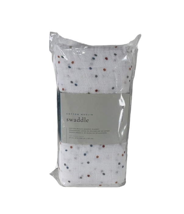 used Little Unicorn Cotton Muslin Swaddle, Dots