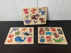 used BUNDLE Wooden Puzzles