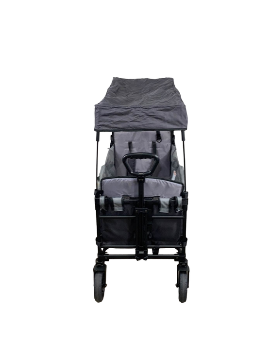 secondhand Wonderfold X2 Push + Pull Double Stroller Wagon, Stone Gray, 2022