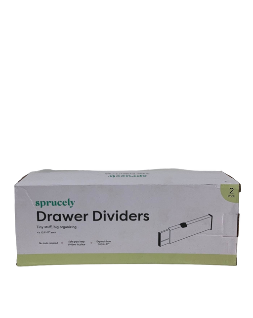 used Sprucely Drawer Dividers, 2pack