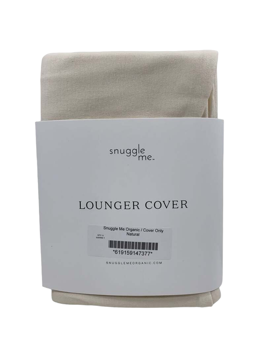 Snuggle Me Organic Cover for Sensory Infant Lounger, Natural