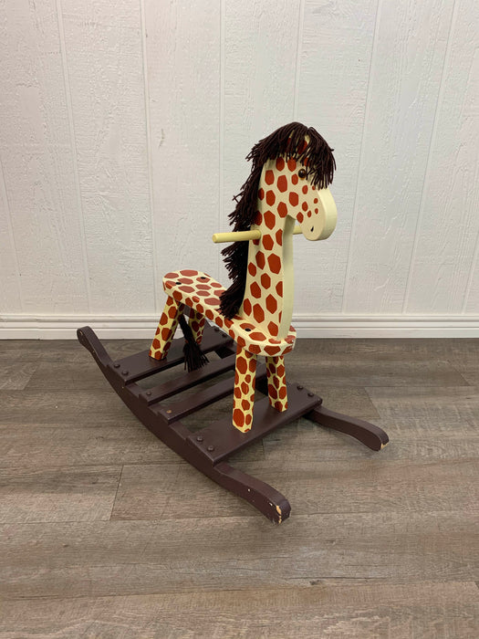 used KENYIELD Wooden Rocking Giraffe