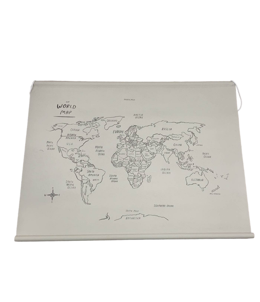 secondhand Gathre Poster, World Map