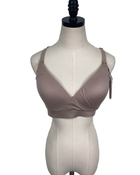 used Kindred Bravely Minimalist Hands-Free Pumping And Nursing Plunge Bra, XX-Large, Regular, Lilac Stone