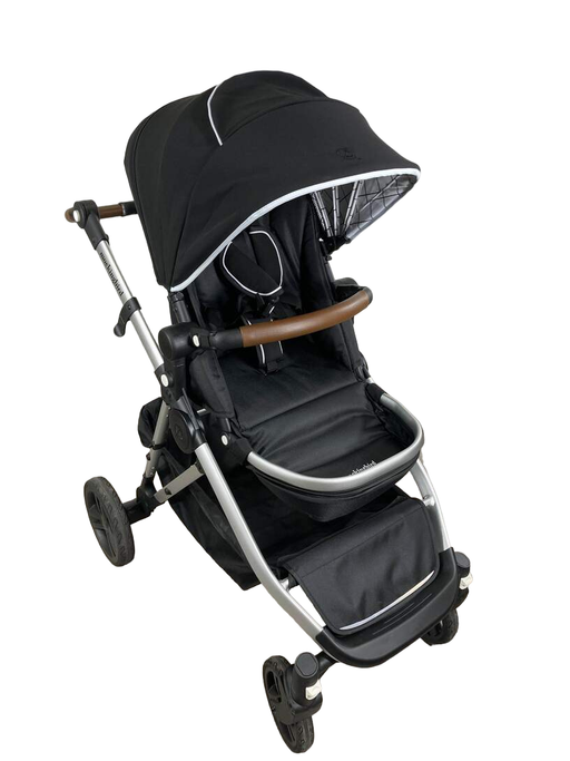 used Mockingbird Single to Double Stroller, 2023, Silver with Penny Leather, Windowpane, Black