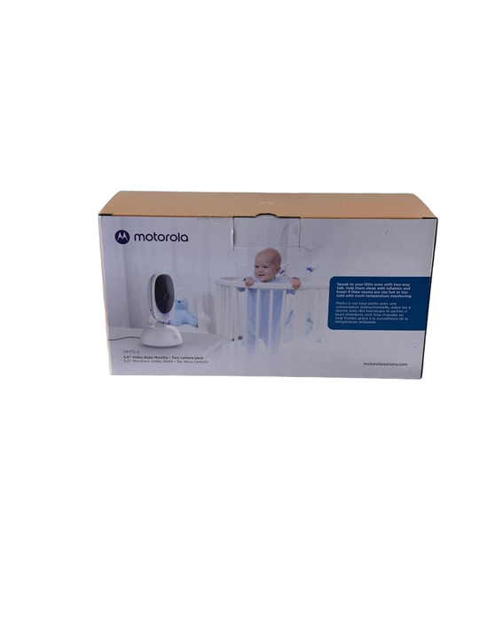 secondhand Motorola VM75-2 5” Video Baby Monitor 2-Pack