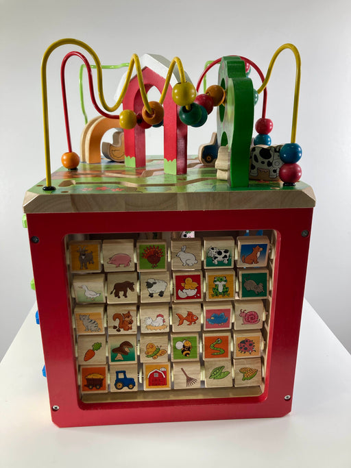 used Battat Wooden Activity Cube