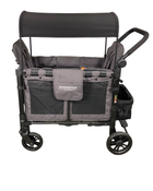 secondhand Wonderfold W2 Luxe Multifunctional Double Stroller Wagon, 2023, Charcoal Gray