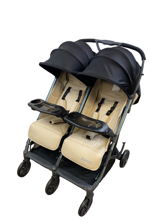 used Joovy Kooper X2 Double Stroller, Sand, 2022