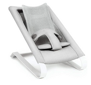 used Bombol Bamboo 3Dknit Bouncer, Pebble Grey