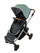 secondhand Mockingbird Single to Double Stroller, 2022, Silver with Penny Leather, Windowpane, Sage