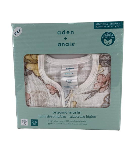 used Aden + Anais Disney Baby Cotton Muslin Sleeping Bag, Sm (0m-6m/10-18lbs), Earthly Rosewood