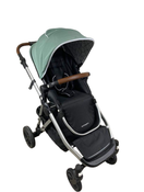 used Mockingbird Single to Double Stroller, 2022, Silver with Penny Leather, Windowpane, Sage