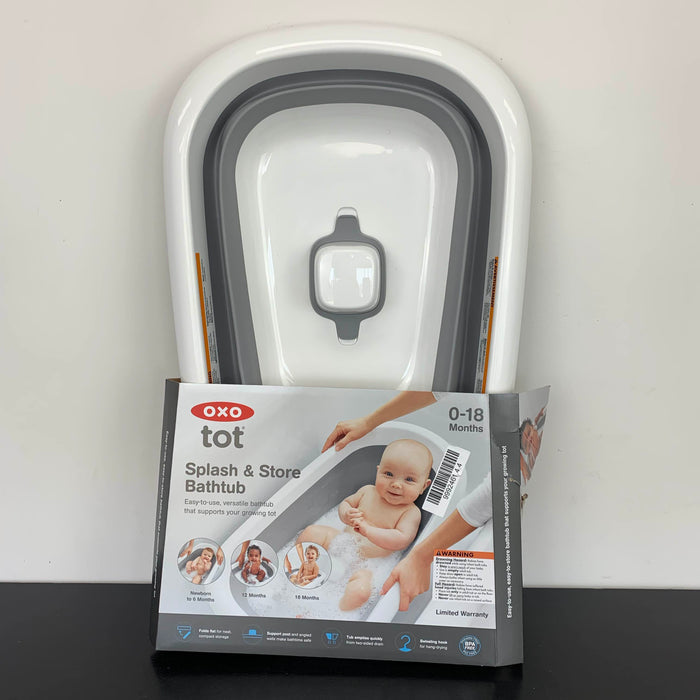 used OXO Tot Splash & Store Baby Bathtub