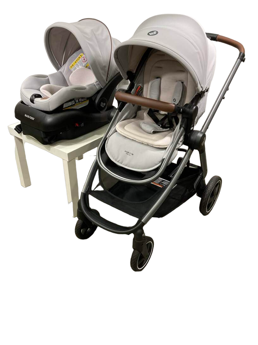 used Maxi-Cosi Zelia2 Luxe Travel System, Network Sand, 2023