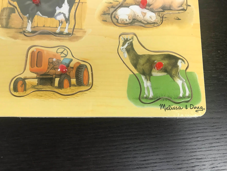 secondhand Melissa & Doug Wooden Puzzle