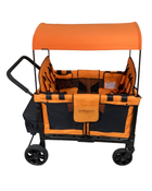 secondhand Wonderfold W4 Multifunctional Quad Stroller Wagon, 2021, Sunset Orange