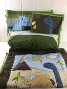 used Jill McDonanld Adorable Dino 4 Piece Crib Set