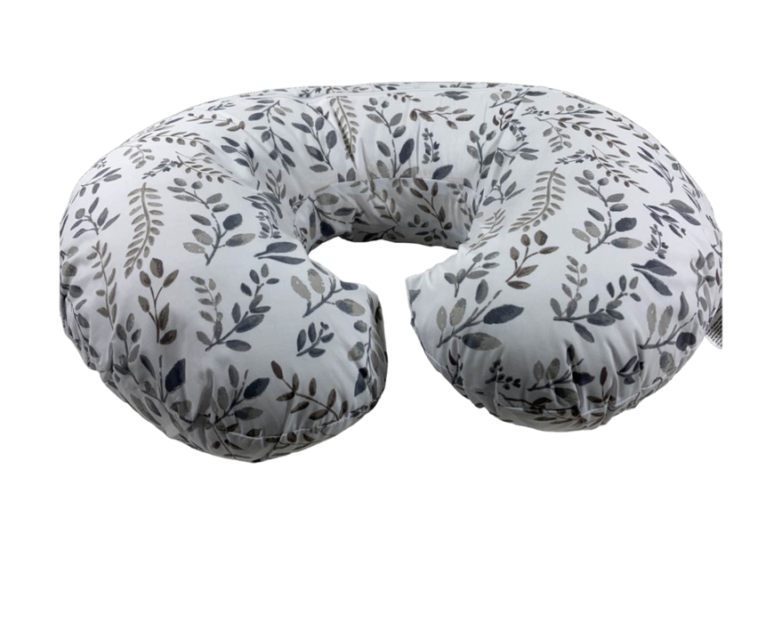 Boppy Nursing and Infant Support Pillow, Grey Taupe Leaves