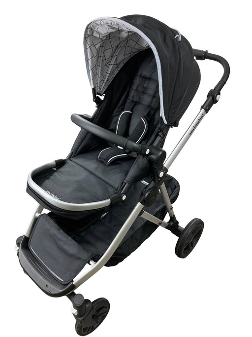 used Mockingbird Single to Double Stroller, Silver with Penny Leather, Windowpane, Black , 2022