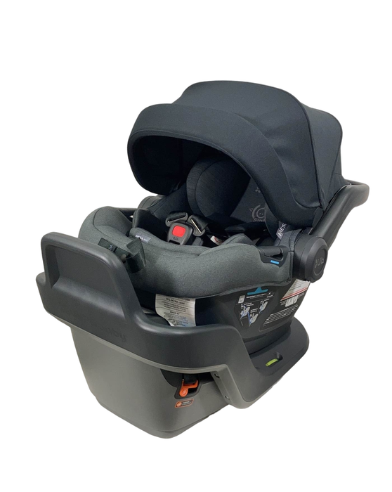 used UPPAbaby MESA MAX Infant Car Seat and Base, Jake Charcoal, 2022