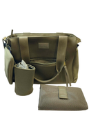 used Dagne Dover Large Wade Diaper Tote, Dark Moss