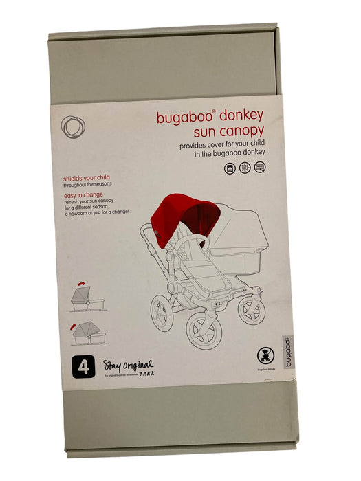 used Bugaboo Donkey Sun Canopy, Soft Pink