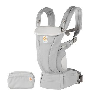 used Ergobaby Omni Dream Baby Carrier, Pearl Grey