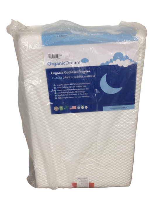 used Organic Dream Organic Cotton 2-Stage Lightweight Ultra Crib Mattress