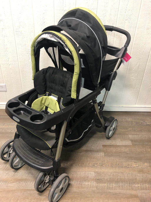 secondhand Graco RoomFor2 Stand And Ride Double Stroller, 2012