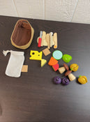 used BUNDLE Wooden Plan Toys, Food