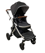 used Mockingbird Single to Double Stroller, 2022, Silver with Penny Leather, Windowpane, Black