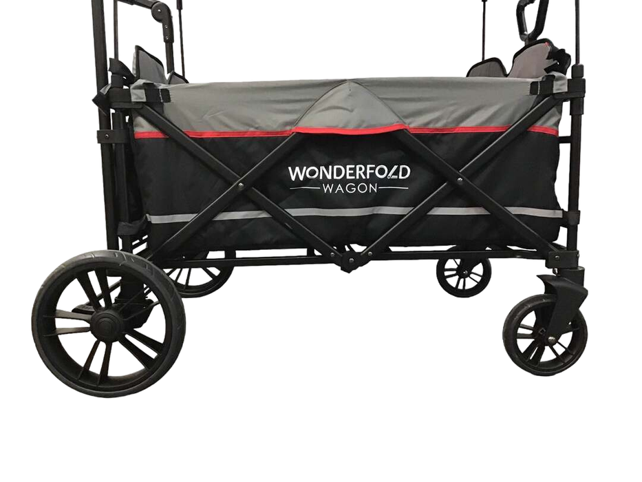 used Wonderfold X4 Push & Pull Quad Stroller, Black, 2021