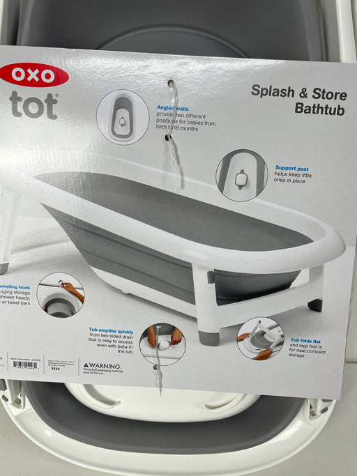 secondhand OXO Tot Splash & Store Baby Bathtub