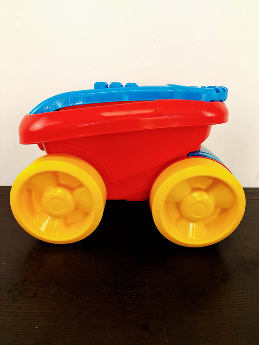 used Mega Bloks First Builders Block Scooping Wagon