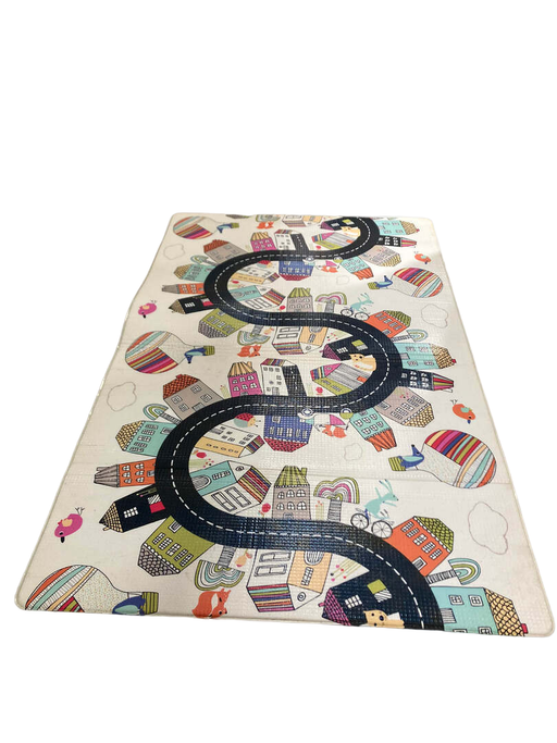 used Skip Hop Reversible Foam Play Mat, Vibrant Village