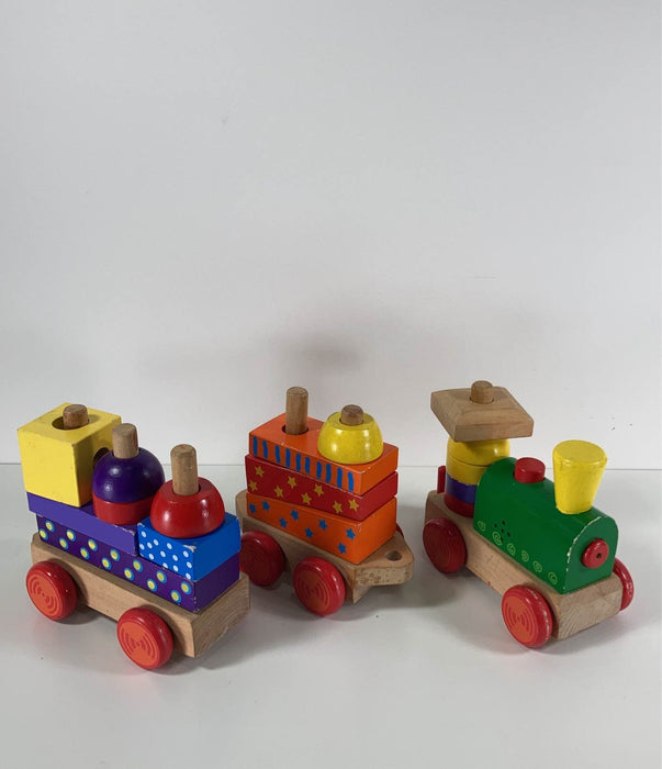 secondhand Wooden Stacking Train Set