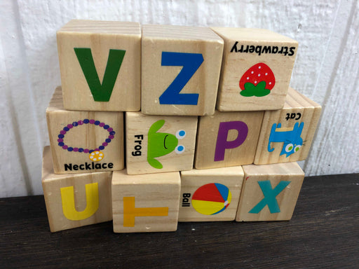 secondhand BUNDLE Wooden Alphabet Blocks