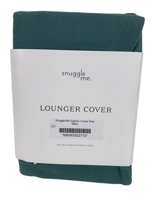 used Snuggle Me Organic Sensory Infant Lounger Cover, - Moss