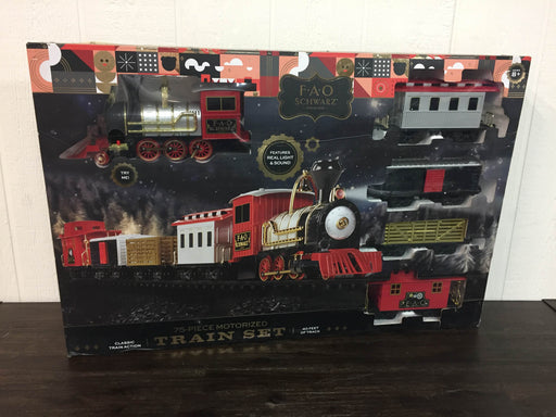 used FAO Schwarz 75-Piece Motorized Train Set