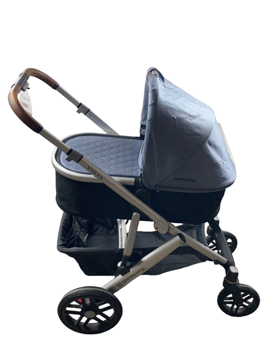 secondhand UPPAbaby VISTA Stroller, Henry (Blue Marl), 2019