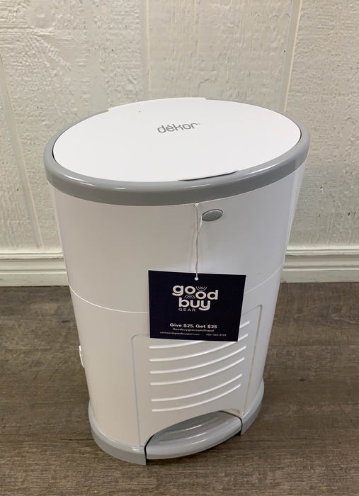 used Diaper Dekor Mini Diaper Pail, White