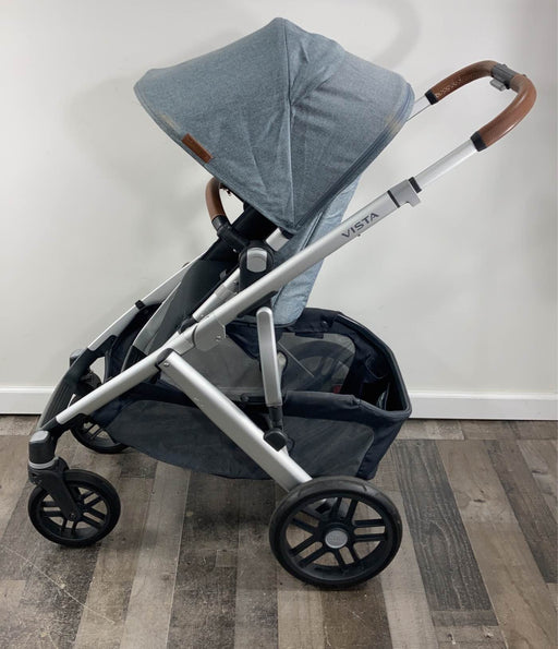 secondhand UPPAbaby VISTA V2 Stroller, 2019, Gregory (Blue Melange)