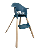 secondhand Stokke Clikk High Chair, Fjord Blue