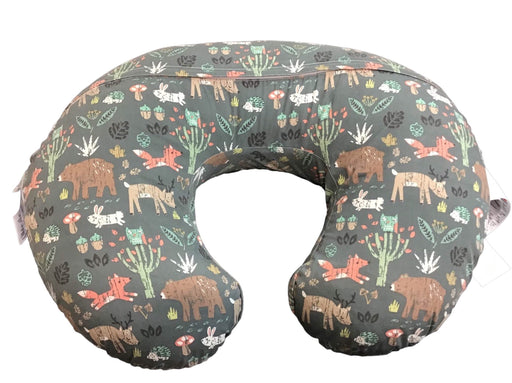 used Boppy Nursing and Infant Support Luxe Pillow, Earthtone Woodland 