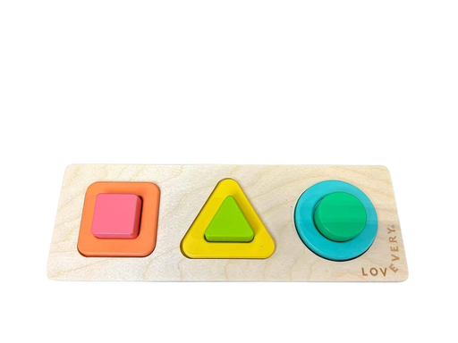 secondhand Lovevery Geo Shapes Puzzle