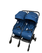 used Mompush Lithe Double Stroller, 2021, Navy