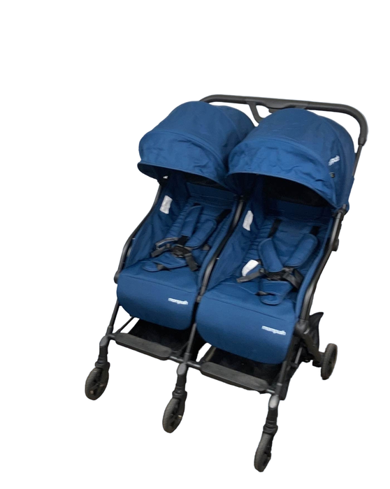 used Mompush Lithe Double Stroller, 2021, Navy