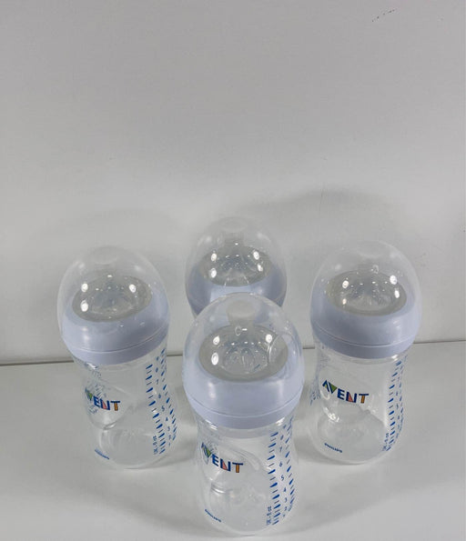 secondhand Philips Avent Natural Baby Bottles, 9oz, 4-Pack, Clear